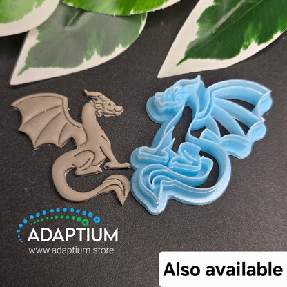 Dragon in Flight Cutters for polymer clay 3DCD