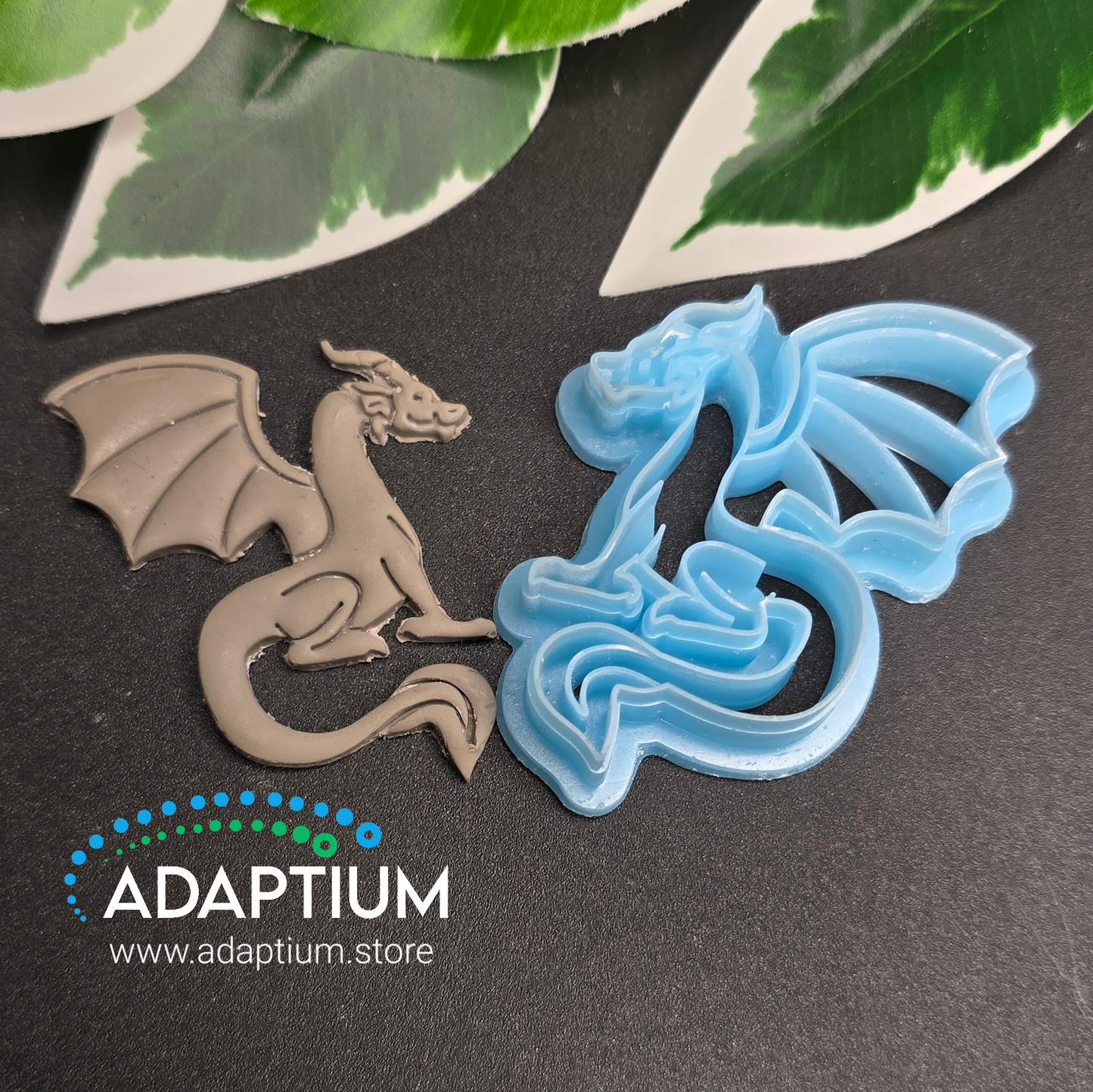 Sitting Dragon Cutters for polymer clay 3DCD