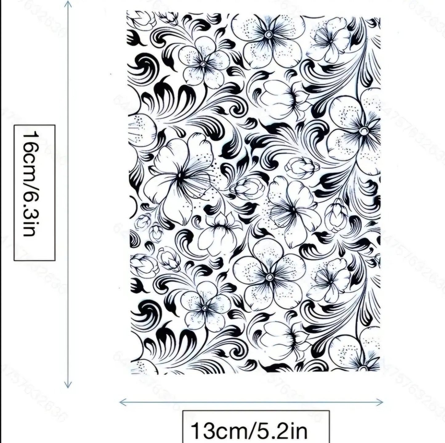 Floral 600-01 Clear Stamp